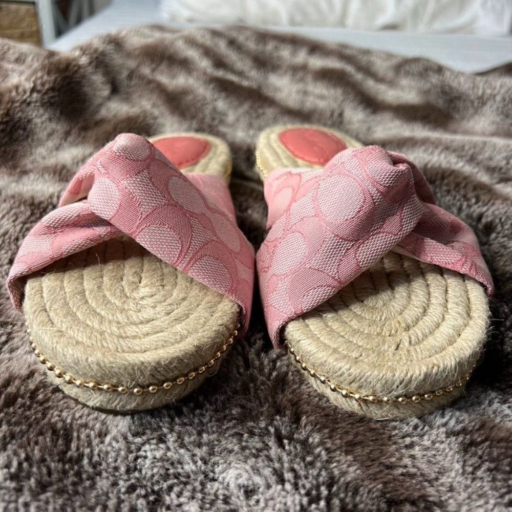 COACH Charli Espadrille Size 5.5 - Picture 2 of 8